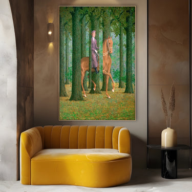 Quadro Stampa su Tela La Firma in Bianco, René Magritte - CupidoDesign