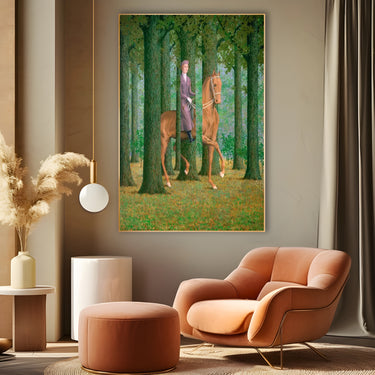 Quadro Stampa su Tela La Firma in Bianco, René Magritte - CupidoDesign