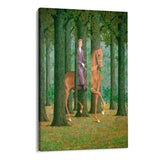 Quadro Stampa su Tela La Firma in Bianco, René Magritte - CupidoDesign