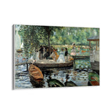Quadro Stampa su Tela La Grenouillère, Pierre Auguste Renoir - CupidoDesign