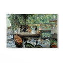 Quadro Stampa su Tela La Grenouillère, Pierre Auguste Renoir - CupidoDesign