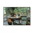 Quadro Stampa su Tela La Grenouillère, Pierre Auguste Renoir - CupidoDesign