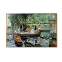 Quadro Stampa su Tela La Grenouillère, Pierre Auguste Renoir - CupidoDesign