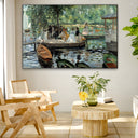 Quadro Stampa su Tela La Grenouillère, Pierre Auguste Renoir - CupidoDesign