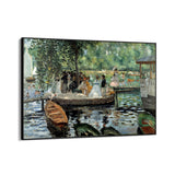 Quadro Stampa su Tela La Grenouillère, Pierre Auguste Renoir - CupidoDesign