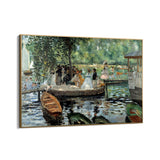 Quadro Stampa su Tela La Grenouillère, Pierre Auguste Renoir - CupidoDesign