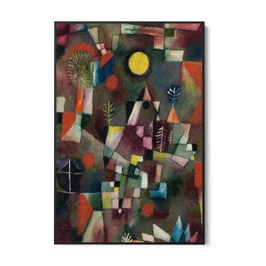Quadro Stampa su Tela La Luna Piena, Paul Klee - CupidoDesign