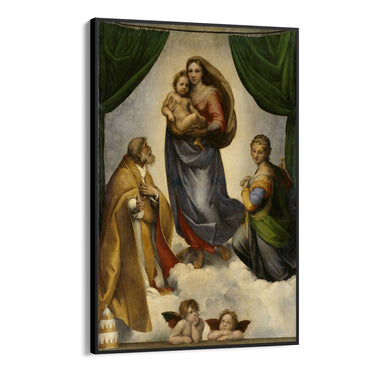 Quadro Stampa su Tela La Madonna Sistina, Raffaello Sanzio - CupidoDesign