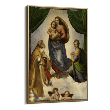 Quadro Stampa su Tela La Madonna Sistina, Raffaello Sanzio - CupidoDesign