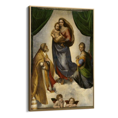 Quadro Stampa su Tela La Madonna Sistina, Raffaello Sanzio - CupidoDesign