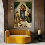 Quadro Stampa su Tela La Madonna Sistina, Raffaello Sanzio - CupidoDesign