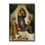Quadro Stampa su Tela La Madonna Sistina, Raffaello Sanzio - CupidoDesign