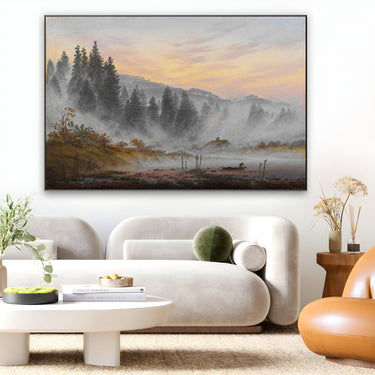 Quadro Stampa su Tela La Mattina, Caspar David Friedrich - CupidoDesign