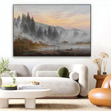 Quadro Stampa su Tela La Mattina, Caspar David Friedrich - CupidoDesign
