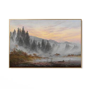 Quadro Stampa su Tela La Mattina, Caspar David Friedrich - CupidoDesign