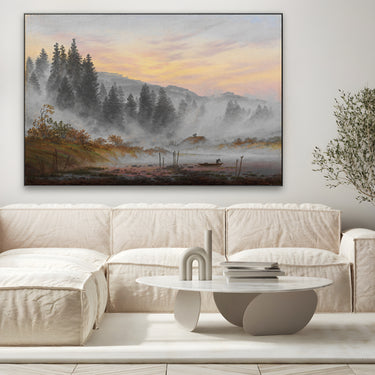Quadro Stampa su Tela La Mattina, Caspar David Friedrich - CupidoDesign