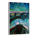 Quadro Stampa su Tela La Notte Stellata, Edvard Munch - CupidoDesign