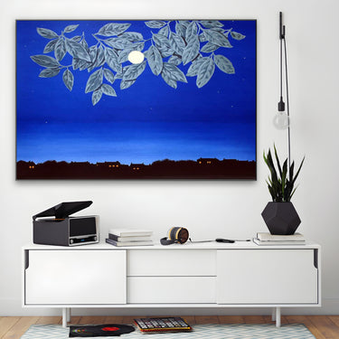 Quadro Stampa su Tela La Pagina Bianca, René Magritte - CupidoDesign