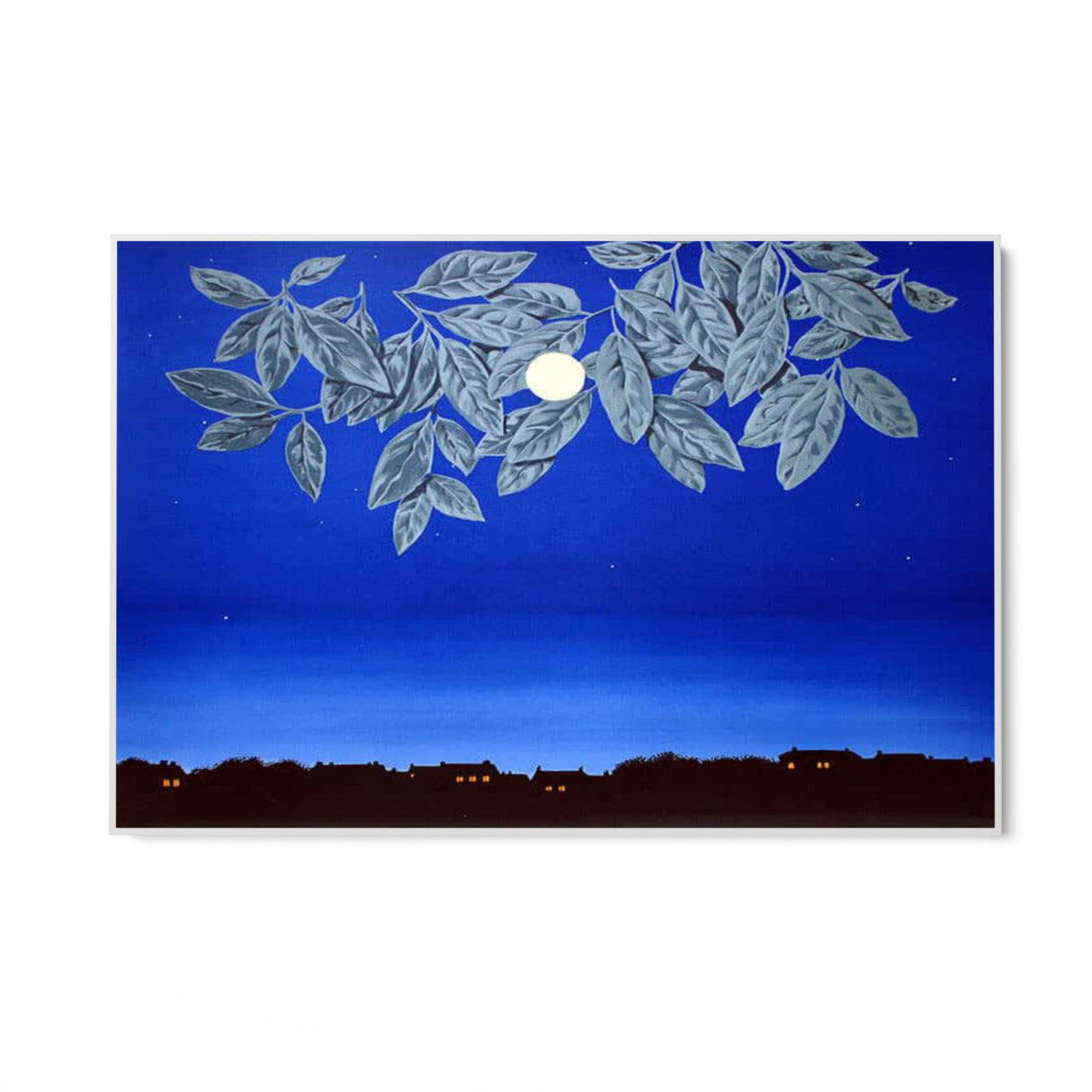 Quadro Stampa su Tela La Pagina Bianca, René Magritte - CupidoDesign