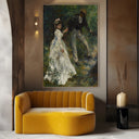 Quadro Stampa su Tela La Passeggiata, Pierre Auguste Renoir - CupidoDesign