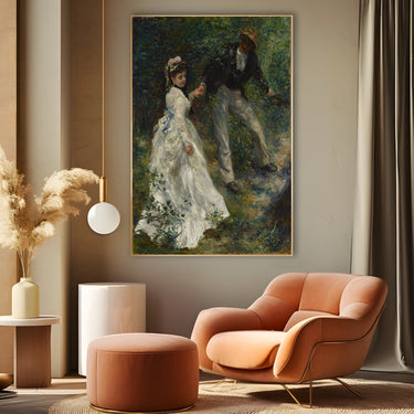 Quadro Stampa su Tela La Passeggiata, Pierre Auguste Renoir - CupidoDesign