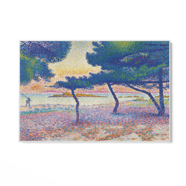 Quadro Stampa su Tela La Plage de Saint-Clair, Henri Edmond Cross - CupidoDesign