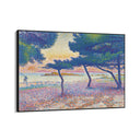 Quadro Stampa su Tela La Plage de Saint-Clair, Henri Edmond Cross - CupidoDesign