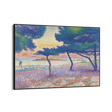 Quadro Stampa su Tela La Plage de Saint-Clair, Henri Edmond Cross - CupidoDesign