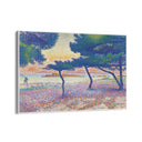 Quadro Stampa su Tela La Plage de Saint-Clair, Henri Edmond Cross - CupidoDesign