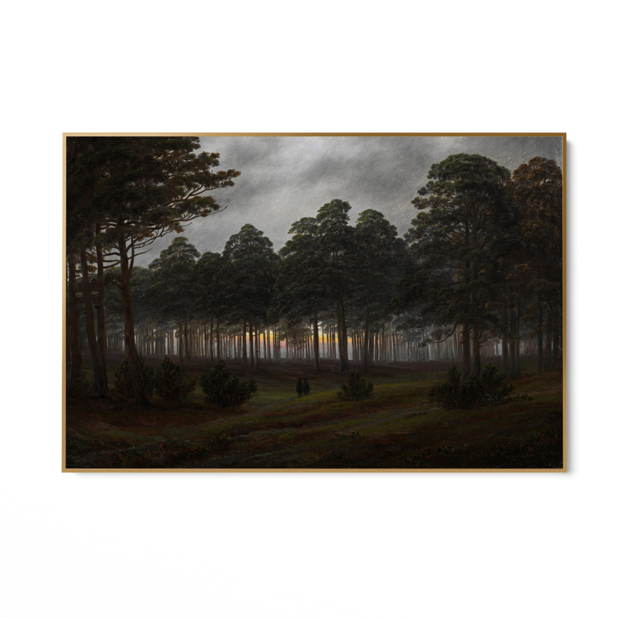 Quadro Stampa su Tela La Sera, Caspar David Friedrich - CupidoDesign