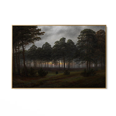 Quadro Stampa su Tela La Sera, Caspar David Friedrich - CupidoDesign