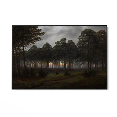 Quadro Stampa su Tela La Sera, Caspar David Friedrich - CupidoDesign