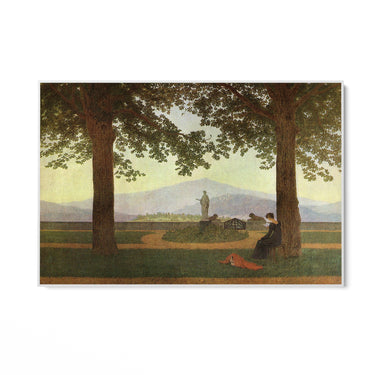 Quadro Stampa su Tela La Terrazza del Giardino, Caspar David Friedrich - CupidoDesign