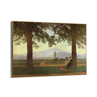 Quadro Stampa su Tela La Terrazza del Giardino, Caspar David Friedrich - CupidoDesign