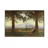 Quadro Stampa su Tela La Terrazza del Giardino, Caspar David Friedrich - CupidoDesign