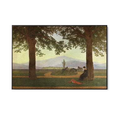 Quadro Stampa su Tela La Terrazza del Giardino, Caspar David Friedrich - CupidoDesign