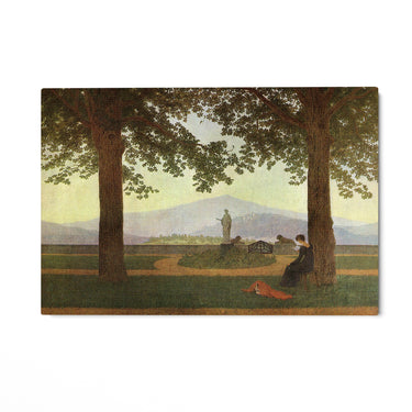Quadro Stampa su Tela La Terrazza del Giardino, Caspar David Friedrich - CupidoDesign