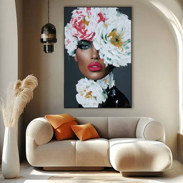 Quadro Stampa su Tela Labbra Frante - CupidoDesign