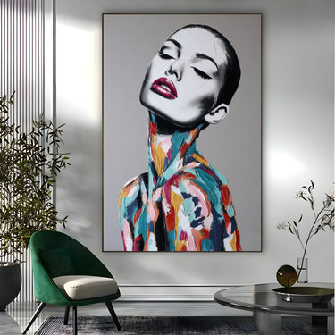Quadro Stampa su Tela Labbra Ribelli - CupidoDesign