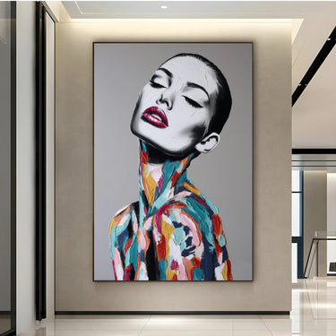 Quadro Stampa su Tela Labbra Ribelli - CupidoDesign