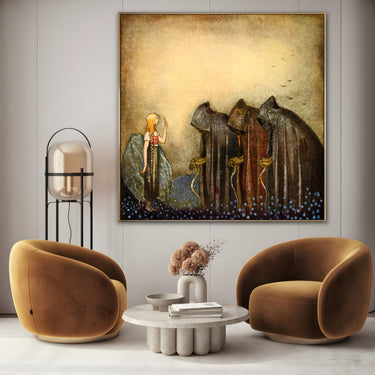 Quadro Stampa su Tela La chiave d'oro, John Bauer - CupidoDesign