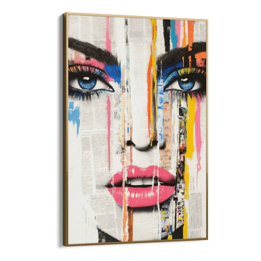 Quadro Stampa su Tela Lacrime Pop - CupidoDesign