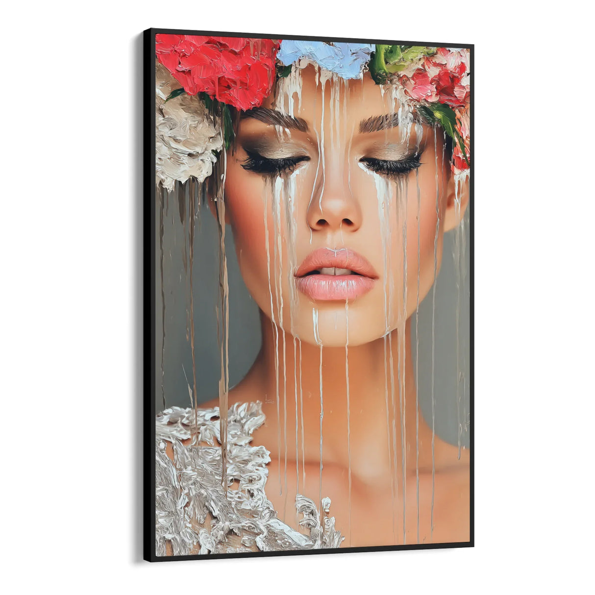 Quadro Stampa su Tela Lacrime D'Oro - CupidoDesign