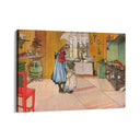 Quadro Stampa su Tela La cucina, Carl Larsson - CupidoDesign