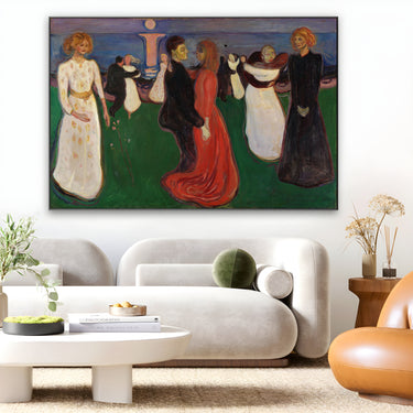 Quadro Stampa su Tela La danza della vita, Edvard Munch - CupidoDesign