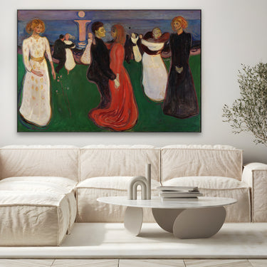 Quadro Stampa su Tela La danza della vita, Edvard Munch - CupidoDesign