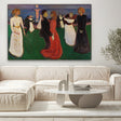 Quadro Stampa su Tela La danza della vita, Edvard Munch - CupidoDesign
