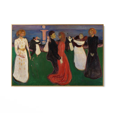 Quadro Stampa su Tela La danza della vita, Edvard Munch - CupidoDesign