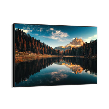 Quadro Stampa su Tela Lago Antorno, Dolomiti - CupidoDesign