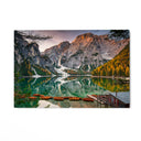 Quadro Stampa su Tela Lago di Braies - CupidoDesign